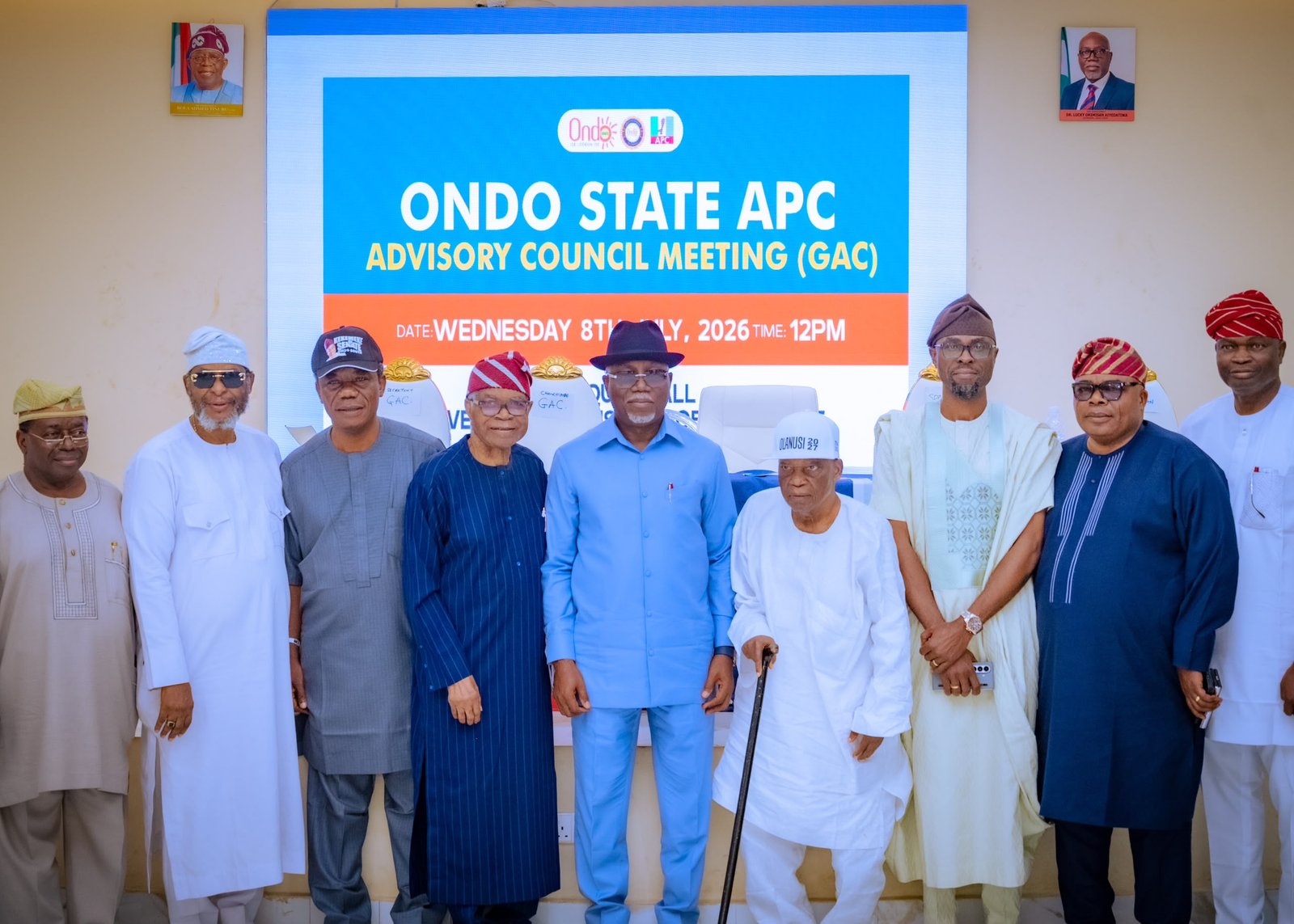 Ondo GAC Unites For Tinubu’s Re-Election, Affirms Aiyedatiwa As Leader
