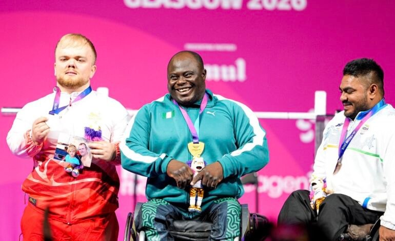 Glasgow 2026: Powerlifter Idris Wins Team Nigeria’s Third Gold Medal