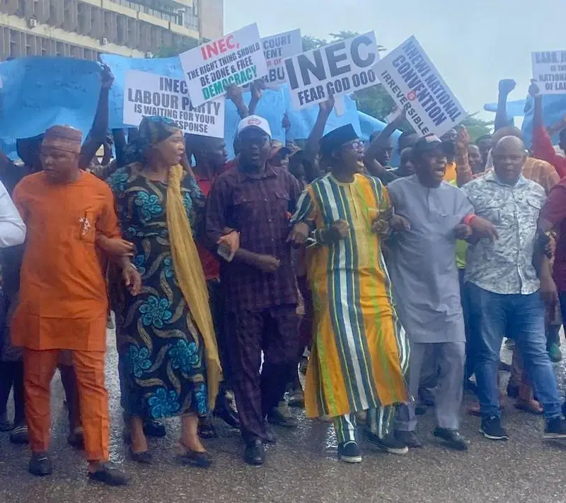 Osun Guber: Protesters Storm INEC Stakeholders’ Meeting