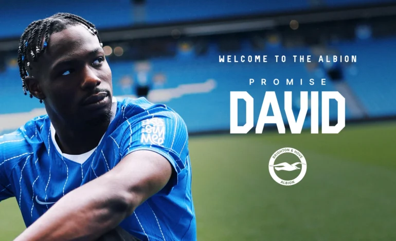 Former Nigeria U-23 striker Promise David joins Brighton on loan