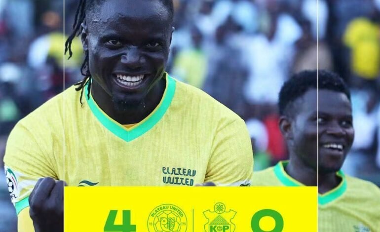 NPFL Roundup: Plateau United thrash Kano Pillars as Rangers cling to top spot
