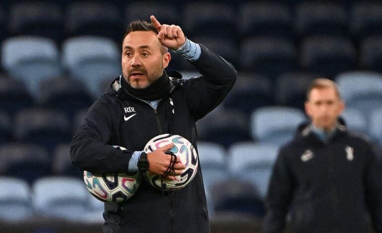 De Zerbi Bans Spurs Players From Using Mobile Phones During Training