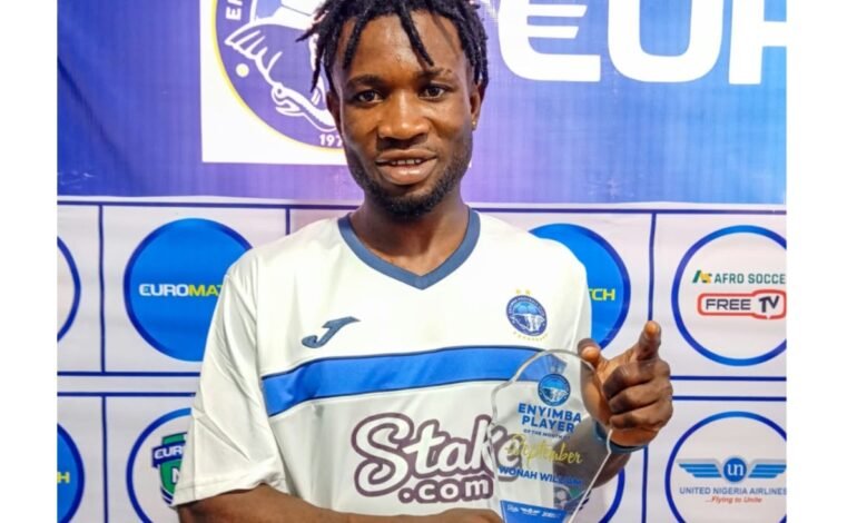 NPFL: Williams voted Enyimba's September Player of the Month