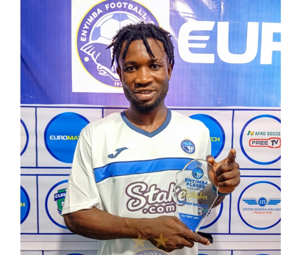 NPFL: Williams voted Enyimba's September Player of the Month